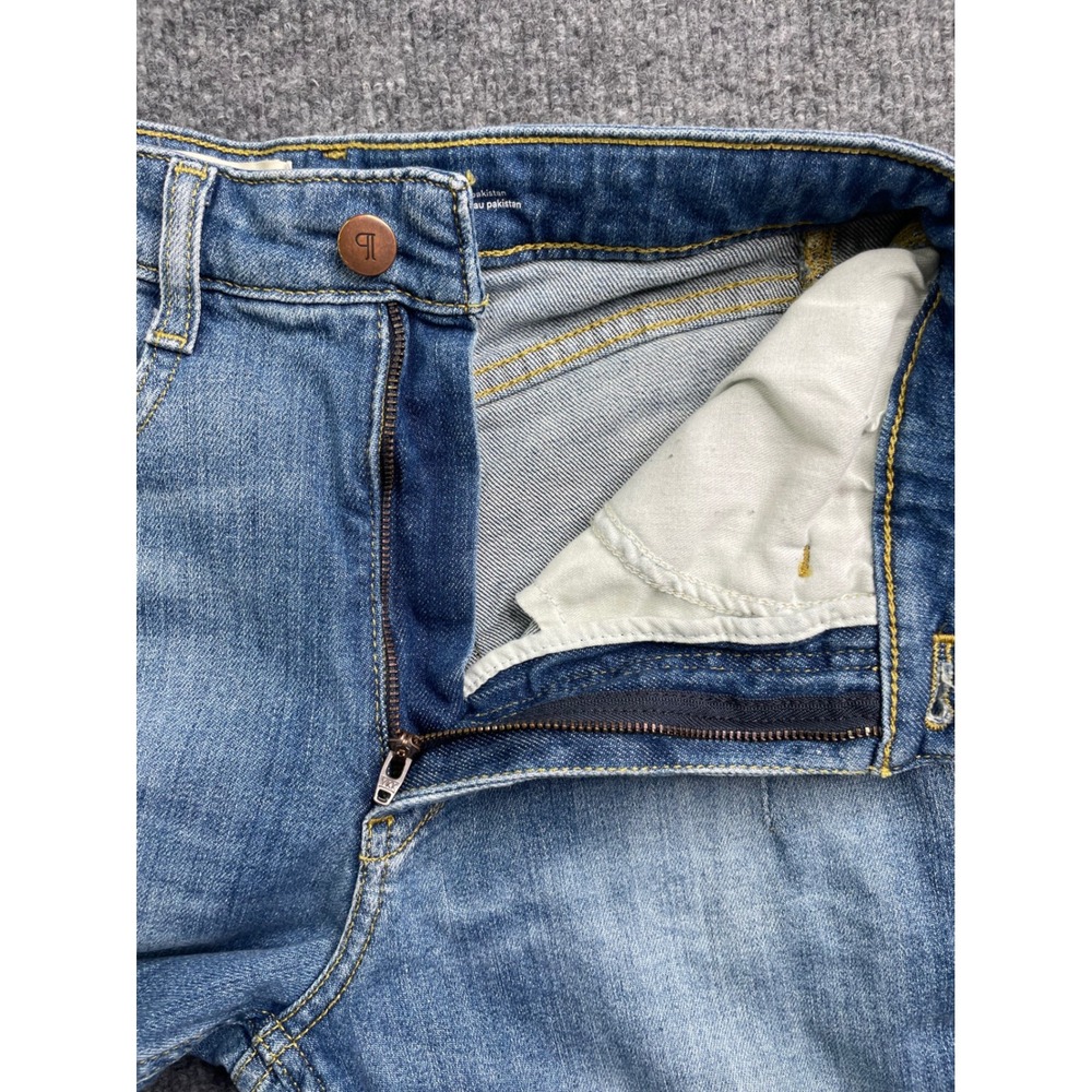 Pilcro barrel Wide Leg Jeans Women's 25 Blue Light Wash High Rise Seamed Denim - Picture 9 of 9